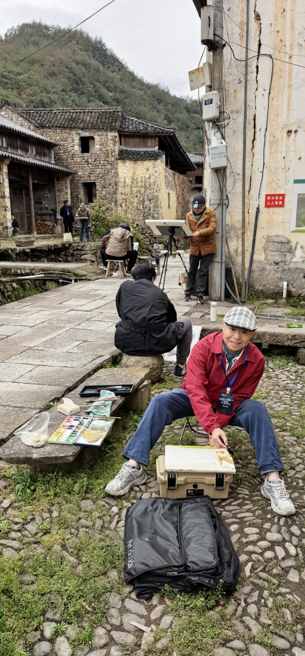 4月1日下午榉溪古村写生