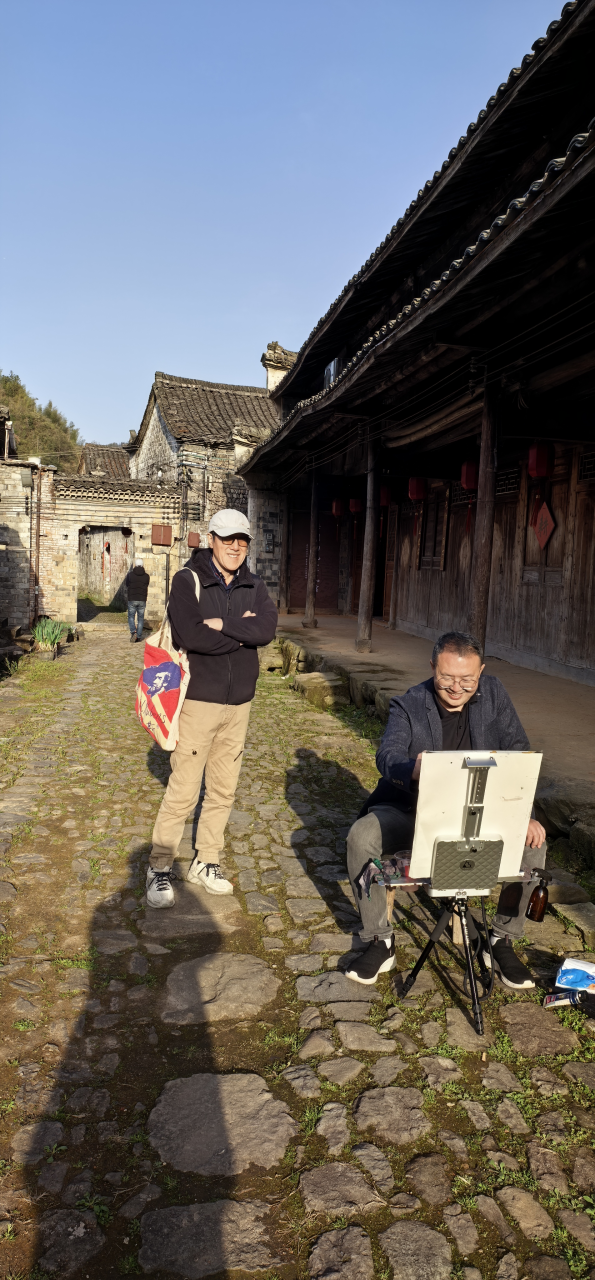 丹青妙笔画“双溪” 全国水彩画名家写生采风活动在磐安举行