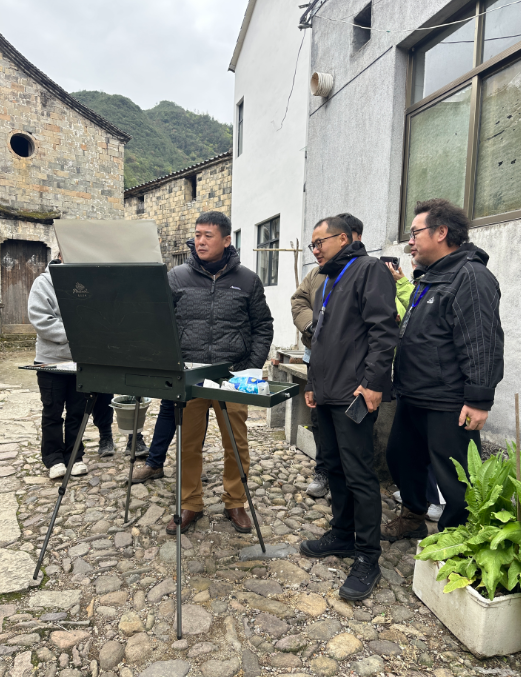 3月31 日，梓誉古村采风写生