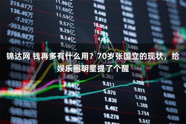 锦达网 钱再多有什么用？70岁张国立的现状，给娱乐圈明星提了个醒