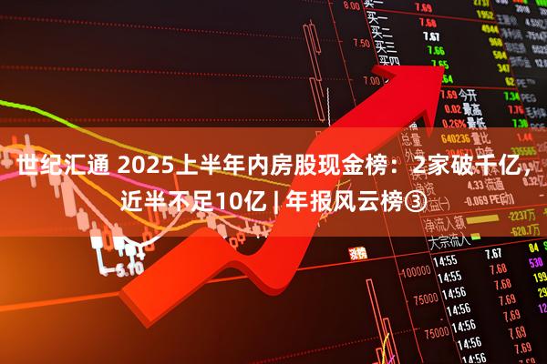 世纪汇通 2025上半年内房股现金榜：2家破千亿，近半不足10亿 | 年报风云榜③